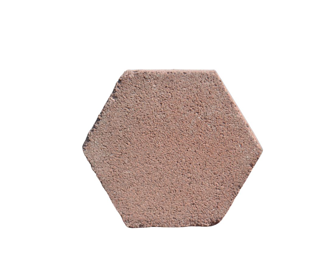 ADOQUIN HEXAGONAL ROJO (25 PZS. X M2)